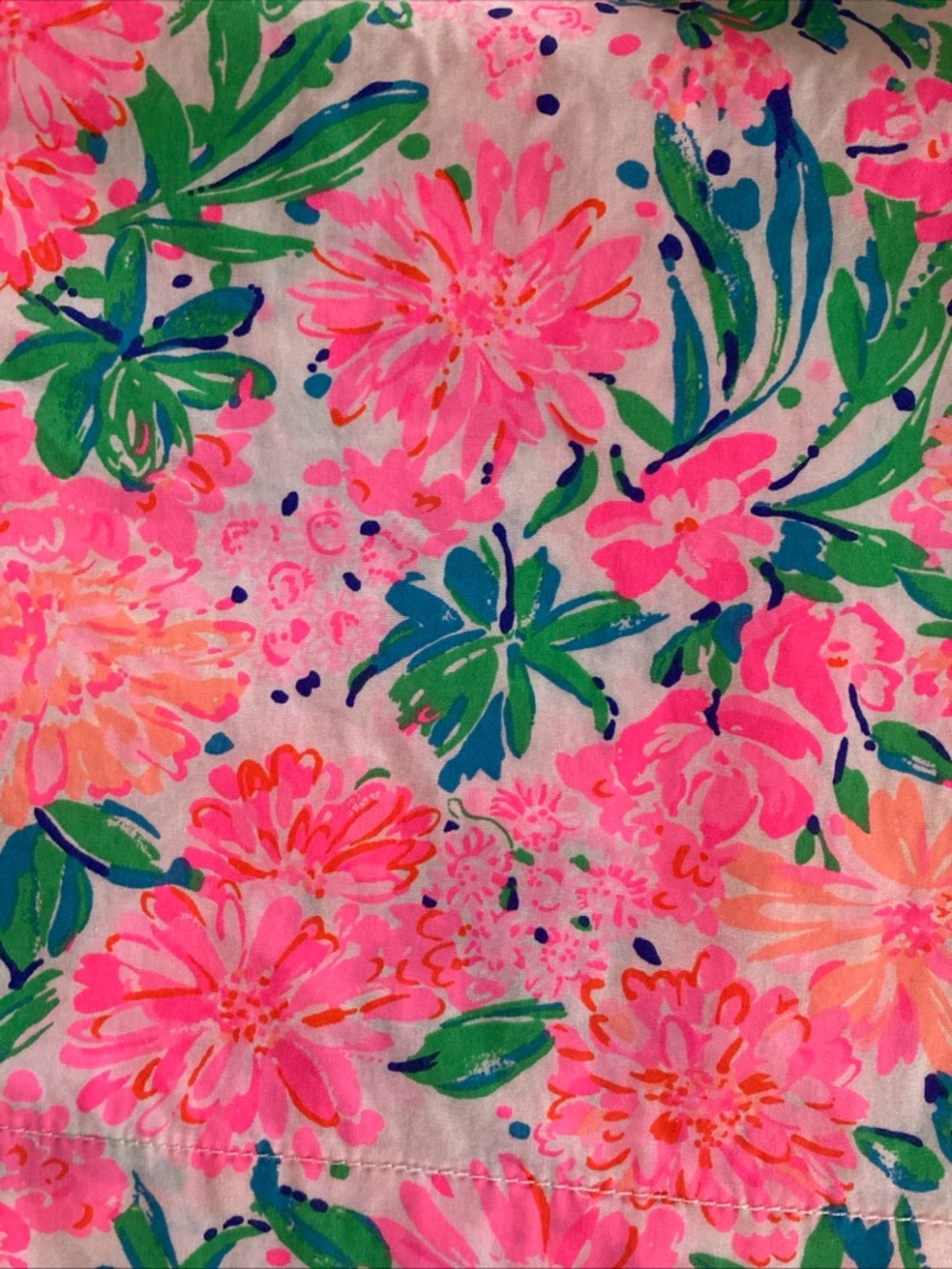 Lilly Pulitzer Pink Floral Marlee Ruffle halterTop Womens Sz medium - Picture 4 of 6